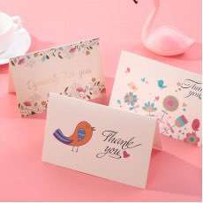 Thank You Card UV Printing Cute Small Card Customized